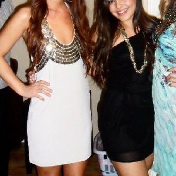 Like New Bebe Sequined Cocktail Dress - Picture 3 of 6